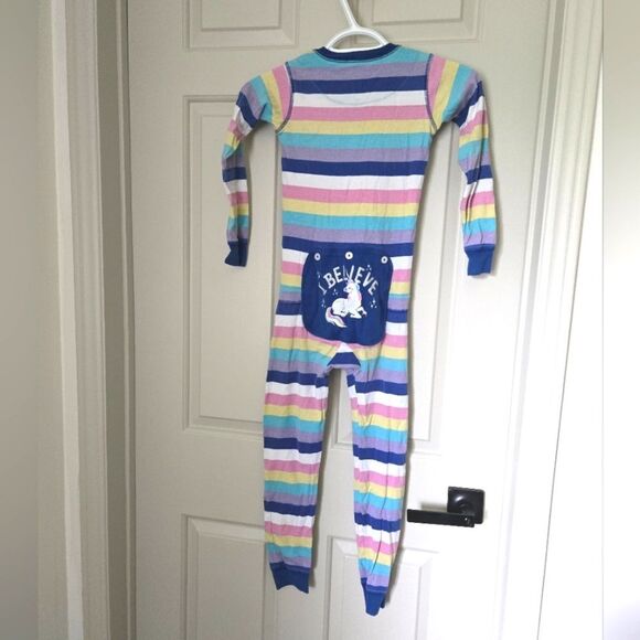 Little Blue House Striped Unicorn Pajama Size 6 M - Picture 4 of 4